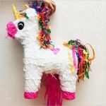 Einhorn Pinata Vorlage Süß Schönes Partyzubehör Für Den Einhorn Und Regenbogen