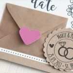 Einladung Hochzeit Basteln Vorlage Erstaunlich Hochzeit Diy “save the Date” Einladung Basteln