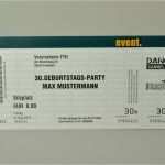 Einladung Kinokarte Vorlage Beste Einladungskarten Als Ticket Geburtstag Vintage