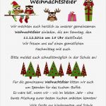 Einladung Weihnachtsfeier Kindergarten Vorlagen Wunderbar Einladung Zu Unserer Weihnachtsfeier