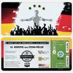 Eintrittskarten Vorlagen Zum Ausdrucken Wunderbar Einladungskarten Zum Geburtstag Als Fussball Ticket Mit