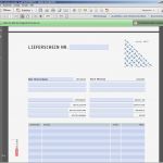 Eröffnungsbilanz Vorlage Pdf Großartig Lieferschein Vorlage Für Fice Word – Kostenlos