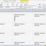 Etiketten Vorlage Word 2010 Cool Videoanleitung Erstellen Und Drucken Von Etiketten Mit