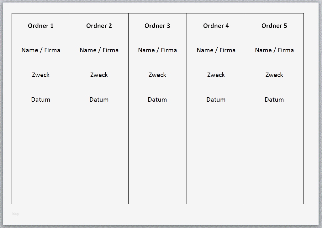 13 ordnerrücken vorlage word