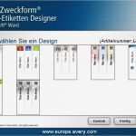 Etiketten Vorlagen Download Word Wunderbar Avery Zweckform Etiketten Drucken software Download