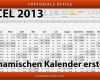 Excel 2013 Vorlage Erstellen Erstaunlich Dynamischer Kalender Mit Excel 2013 toptorials