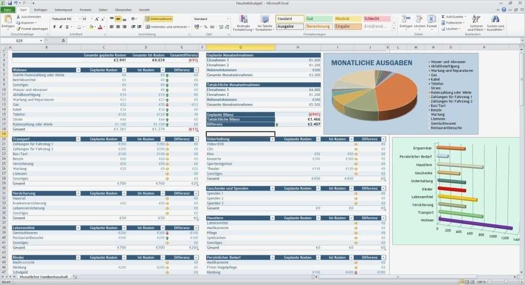 Excel Buchhaltung Vorlage Kostenlos Elegant 19 Einnahmen Ausgaben Excel Vorlage Kostenlos