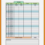 Excel Stundennachweis Vorlage Hübsch 9 Stundenzettel Vorlage