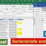 Excel Vorlage Adressen Schön Word Anleitung Serienbriefe Erstellen Mit Adressen Aus