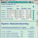 Excel Vorlage Baukosten Fabelhaft Baukosten Und Honorar Hoai software