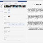 Facebook Reporting Vorlage Erstaunlich All About Me [ Profile Template]