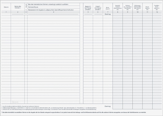 Fahrtenbuch Vorlage Zum Ausdrucken Luxus Fahrtenbuch Erik Verlag