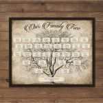 Family Tree Vorlage Luxus Custom Family Tree Printable 5 Generation Template Instant