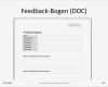 Feedback Schulung Vorlage Genial Feedback Vom Projektteam Einfordern Mit Feedback Bogen