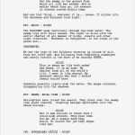 Film Script Vorlage Angenehm Quatre Pages De Script Du Film Swamp Thing Avorté De Joel