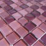 Fliesen Mosaik Vorlagen Einzigartig Glasmosaik Mosaik Fliesen Klarglas 8mm Brombeer Pink Rose