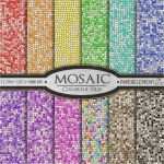 Fliesen Mosaik Vorlagen Genial Mosaic Digital Paper Glass Tile Mosaic Pattern Mosaic