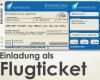 Flugticket Einladung Vorlage Erstaunlich Einladungen 50 Geburtstag