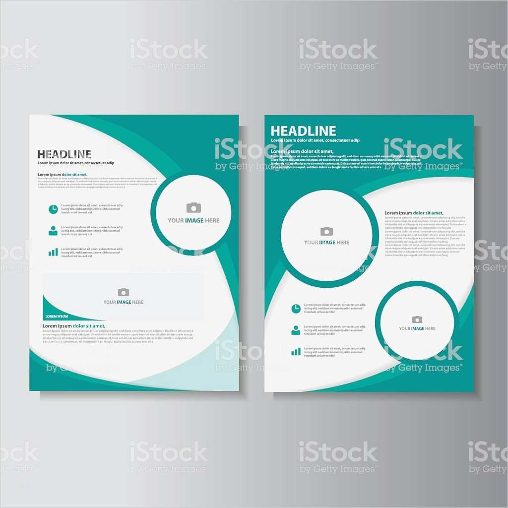 Green Brochure Flyer Leaflet Presentation Templates Flat