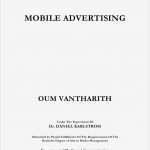 Fom Bachelor thesis Vorlage Angenehm Bachelor S thesis Mobile Advertising