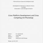 Fom Bachelor thesis Vorlage Einzigartig Cross Platform Development Und Cross Piling Mit Phonegap