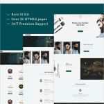 Friseur Homepage Vorlage Luxus Barber Shop Responsive Multipage HTML Template