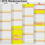 Gefährdungsbeurteilung Schule Nrw Vorlage Cool Kalender 2016 Niedersachsen Ferien Feiertage Excel Vorlagen