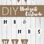 Gelübde Hochzeit Vorlage Inspiration Diy Hochzeit Girlande &amp; Wimpel Basteln