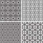 Geometrische ornamente Vorlagen Best Of Geometrische ornamente Pattern Set Vektorgrafik