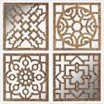 Geometrische ornamente Vorlagen Luxus Wood Cutting Patterns Saw Laser Cut Barock