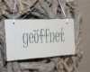 Geschlossen Schild Vorlage Erstaunlich Wendeschild &quot;geöffnet Geschlossen&quot; Shabby White Living Art