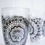 Gläser Bemalen Vorlagen Best Of Diy Video Zentangle Auf Glas Zeichnen