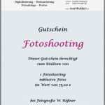 Gutschein Fotoshooting Vorlage Text Genial Gutscheine