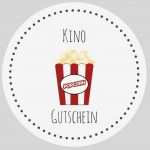 Gutschein Kino Vorlage Wunderbar Die Perfekte Kinogutschein Verpackung Diy Popcorn Mit