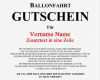 Gutschein Schreiben Vorlage Erstaunlich Ballonflug Gutschein Geschenk Geburtstag Chiemsee Deutschland