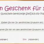 Gutschein Schreiben Vorlage Großartig 20 Vorlagen Gutschein