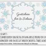 Gutschein Vorlage Zum Ausdrucken Weihnachten Schön Schnee Gutschein Zum Ausdrucken