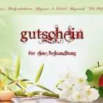 Gutschein Wellness Vorlage Elegant Gutschein Für Heilpraktiker Massage Akupunktur Bioresonanz