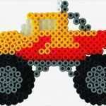 Hama Bügelperlen Maxi Vorlagen Kostenlos Erstaunlich Hama Monstertruck Bügelperlenbild Vorlagen