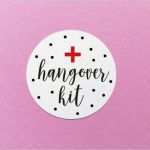 Hangover Kit Hochzeit Vorlage Hübsch Kater Kit Sticker Notfall Kater Kit