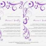 Hochzeitseinladungen Vorlagen Download Süß Hochzeitseinladungen Einladung Vorlagen Purple Scrollen