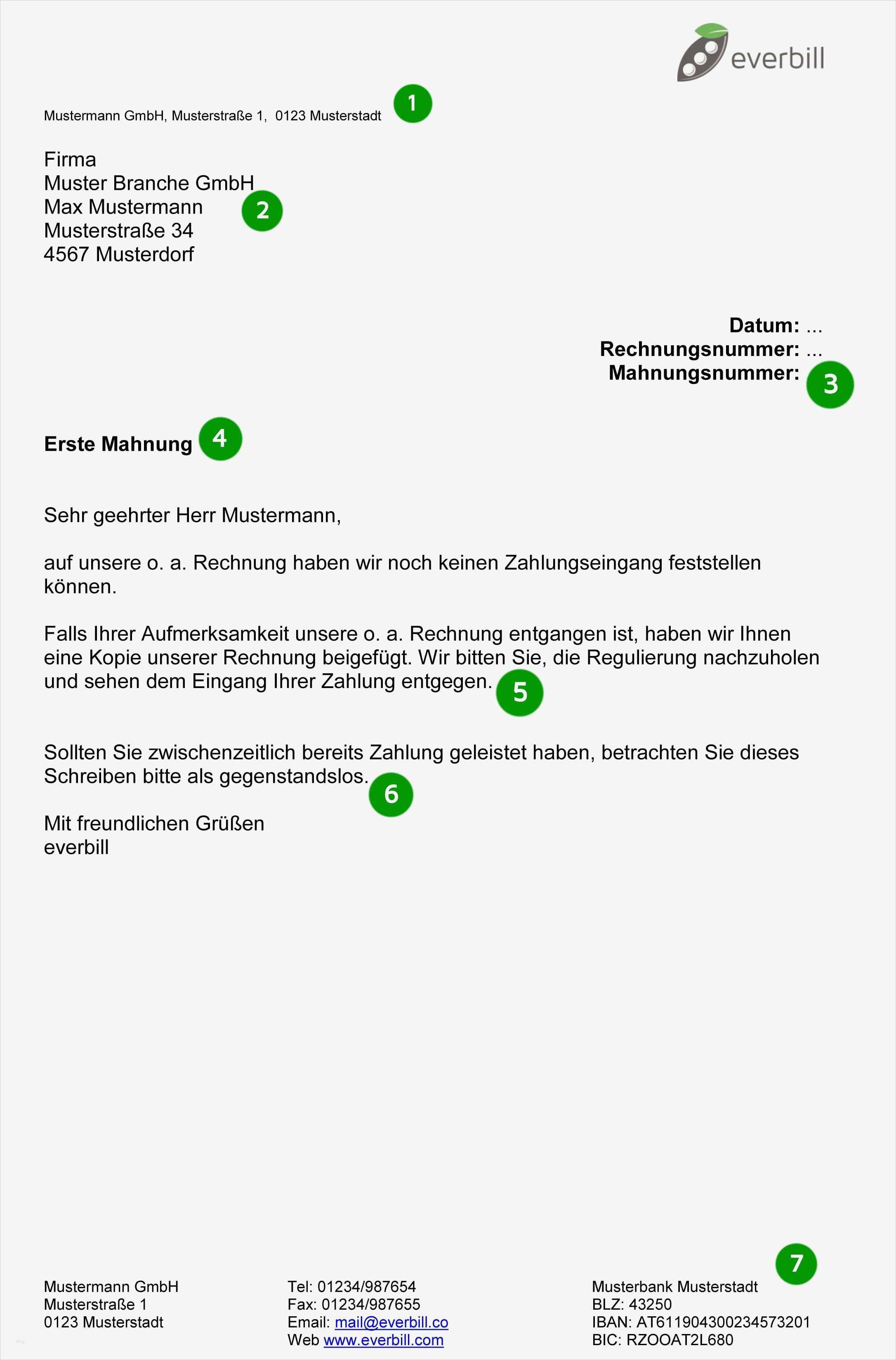 Gratis Mahnungsvorlage herunterladen everbill Magazin