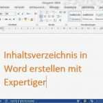 Inhaltsverzeichnis Vorlage Excel Genial Inhaltsverzeichnis In Word so Geht S