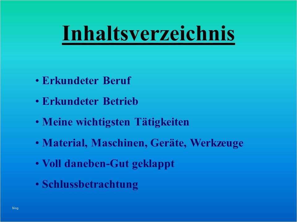 Inhaltsverzeichnis Vorlage Zum Kopieren Schönste Betriebspraktikum Vom Bis Zum Ppt Video Online 0244