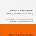 Internes Kontrollsystem Vorlage Elegant Internes Kontrollsystem Umsetzung Dokumentation Und