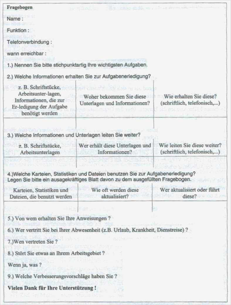 Interview Einleitung Vorlage Angenehm Großzügig Fragebogen ...