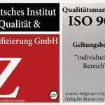 Iso 9001 Zertifizierung Vorlagen Muster Neu Diqz Zertifizierung Und Prüfzeichen