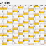 Kalender 2018 Vorlage Excel Genial Kalender 2019 Ausdrucken Ferien Feiertage Excel Pdf