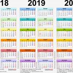 Kalender 2018 Vorlagen Excel Schön Dreijahreskalender 2018 2019 2020 Als Excel Vorlagen Zum