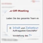 Kick Off Meeting Vorlage Angenehm Checklisten Für Projekte 123effizientdabei Mehr